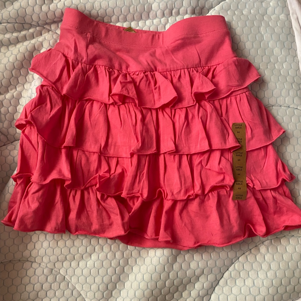 Land end pink skirt new with tag size 6x